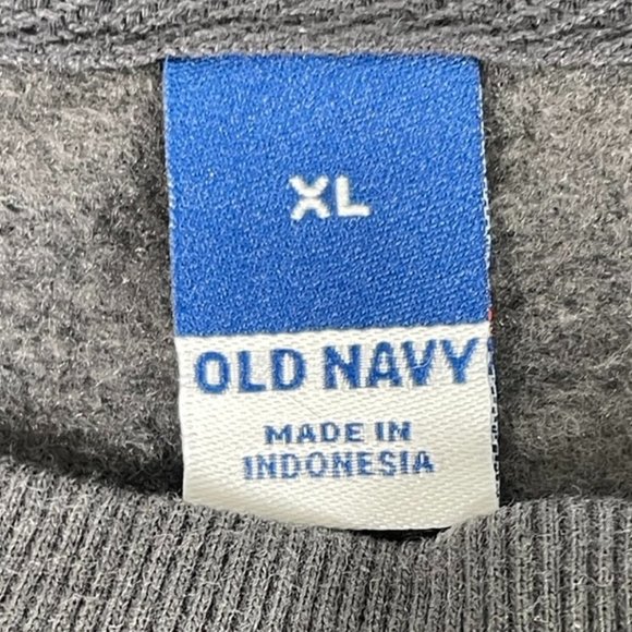 Women's Old Navy Oversized long Sleeve Sweatshirt in Grey, Size XL - Picture 3 of 5